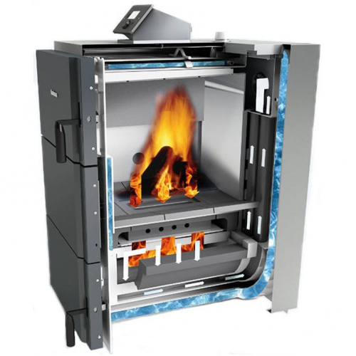  Стальные пиролизные котлы с большим объемом загрузочной камеры Buderus Logano S171 (22, 30, 40, 50 кВт)