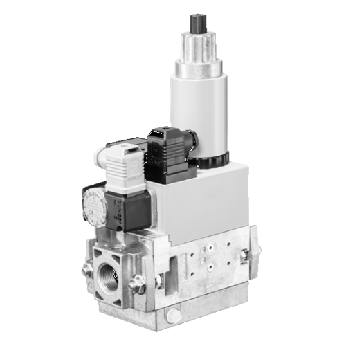  Газовый мультиблок MB-ZRD(LE) 405-412 B01: GasMultiBloc®, модуль регулирования и безопасности, двухступенчатый режим эксплуатации
