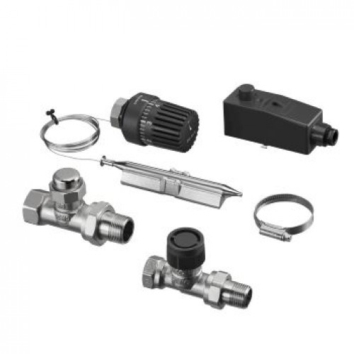 Наборы для регулирования панельного отопления Наборы с байпасным вентилем     