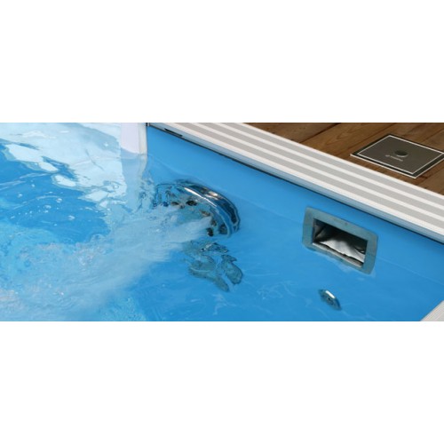 Встраиваемые установки противотока серии "Pahlen JET-SWIM" (бронза, декор. часть из нерж. стали)