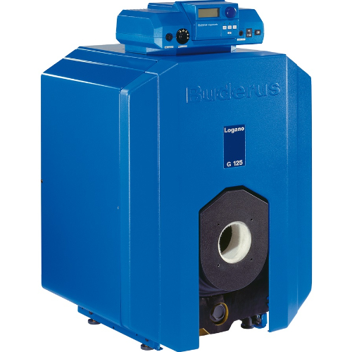  Чугунный универсальный котел под дутьевую горелку Logano G125 WS (25, 32, 40 кВт)