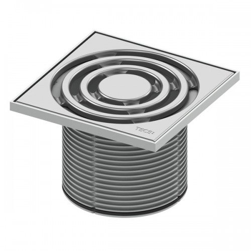 Декоративная решетка 150 мм в пластиковой рамке с монтажным элементом