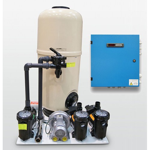 КОМПЛЕКТ ОБОРУДОВАНИЯ (ОЗОНАТОР, НАСОС 0,82 КВТ, ФИЛЬТР 650 ММ, ЭЛ. НАГРЕВАТЕЛЬ 6 КВТ.) ДЛЯ ГИДРОМАССАЖНЫХ ВАНН FORMENTERA, COLISEUM,OLYMPIA, MIRAGE 40