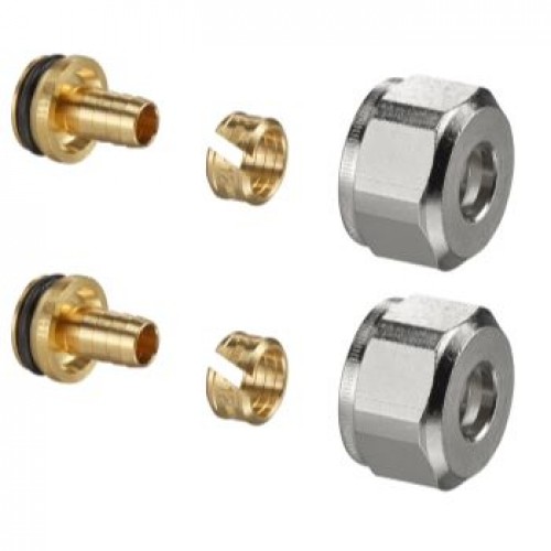 „Ofix" Присоединительные наборы со стяжным кольцом (2 набора в комплекте)