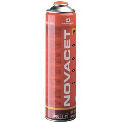 Газовый баллон резьбовой 580 NOVACET, 600 мл/336г  KEMPER