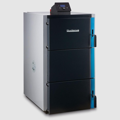  Стальные пиролизные котлы с большим объемом загрузочной камеры Buderus Logano S171 (22, 30, 40, 50 кВт)