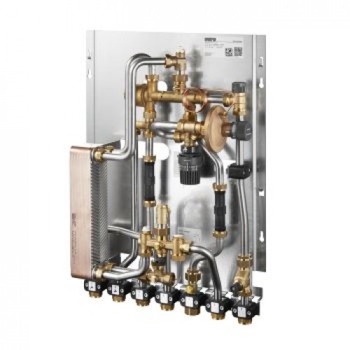 Станции для поквартирного подключения „Regudis W-HTU“, строительная глубина 150 -175 мм