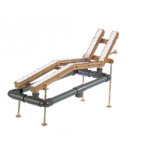 Аэромассажные лежаки серии "Fitstar" (бронза, декор. часть из нерж. стали)
