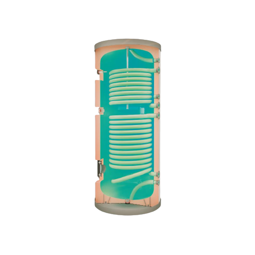 Емкостной водонагреватель с двумя змеевиками