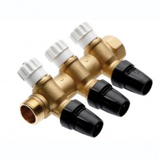 Коллектор с запорными вентилями