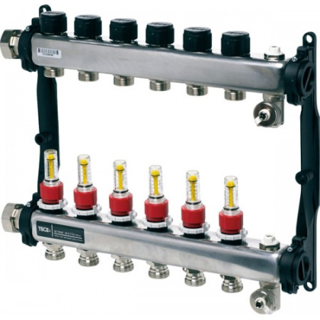Распределительные гребенки для теплого пола TECE
